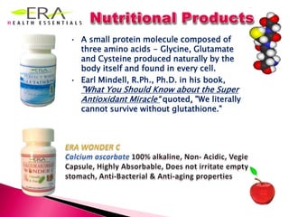 OUR ERA HEALTH ESSENTIALS PRODUCTS