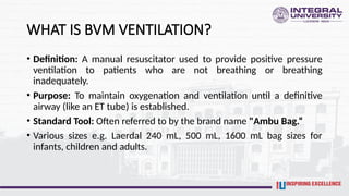 BAG VALVE VENTILLATION PPTX FOR NURSING STUDENTS | PPTX