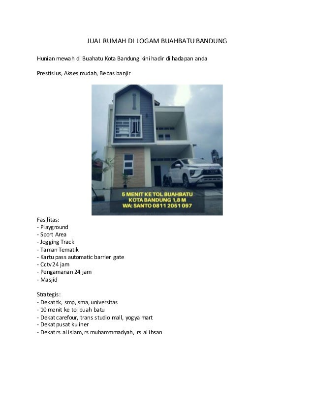 Jl Ranca Oray Ciwastra Buah Batu Bandung Timur Bandung