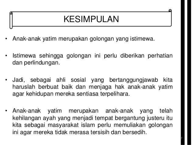 AMALAN TERBAIK DALAM PEMBANGUNAN SOSIAL (MEMULIAKAN ANAK 