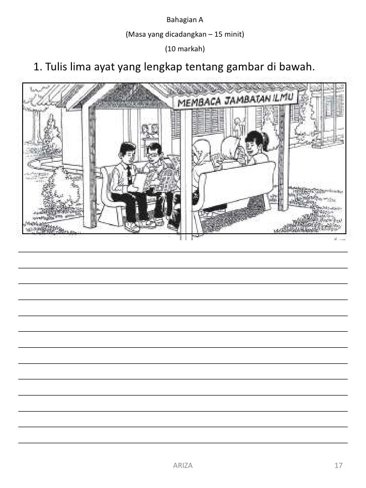 Bahagian A - Penulisan Tahun 5