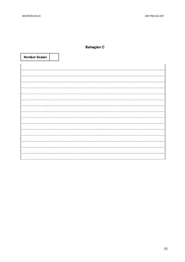 Panduan Kertas 2 BM UPSR