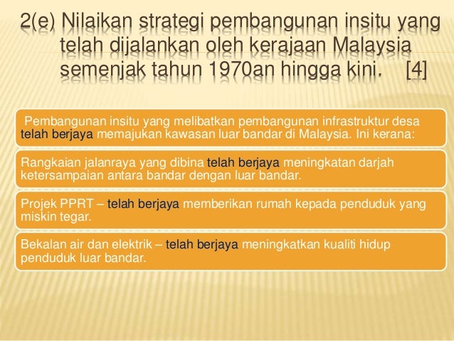 Kuliah 8 Transformasi Desa Dan Strategi Pemangunan Desa Di Malaysia