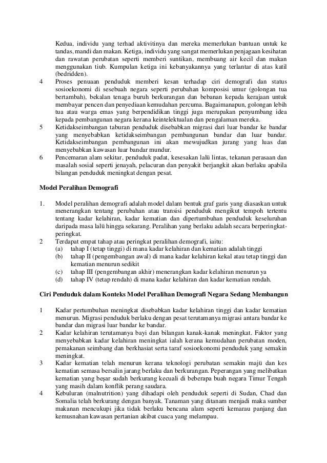 Geografi Stpm Bahagian B Penduduk