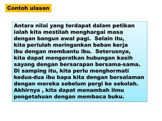 Bahagian C Membina Ulasan