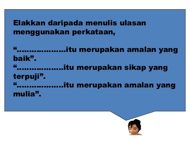 Bahagian c membina ulasan