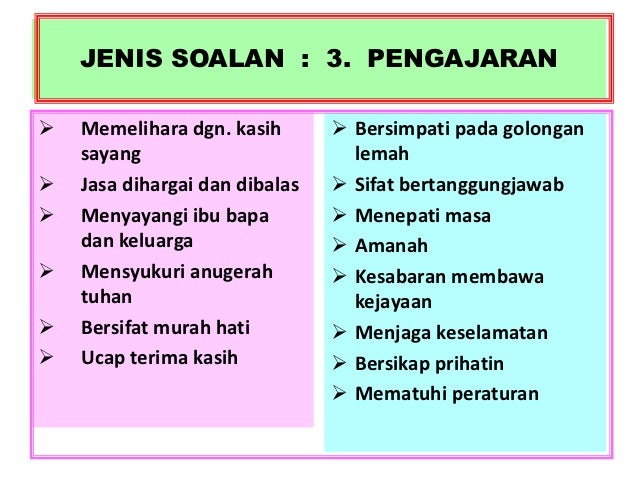 Contoh Soalan Karangan Bahan Rangsangan - Soalan bi