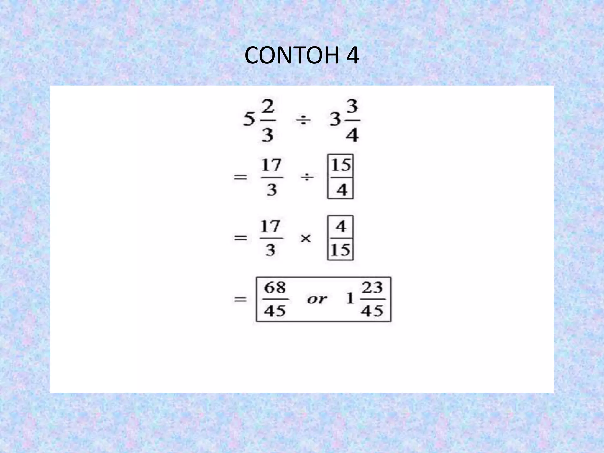 Bahagi pecahan | PPTX