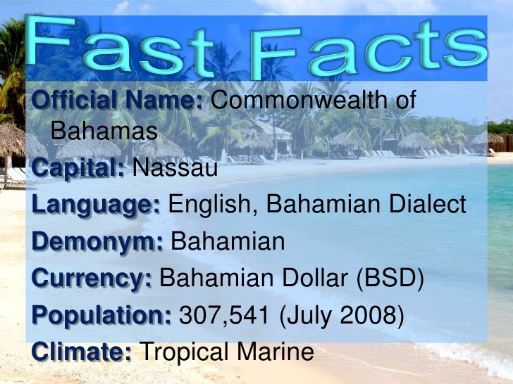 World Tourism - Bahamas
