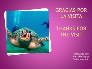 Realizado por:
María Rodrigues
Barbará Ascanio
 