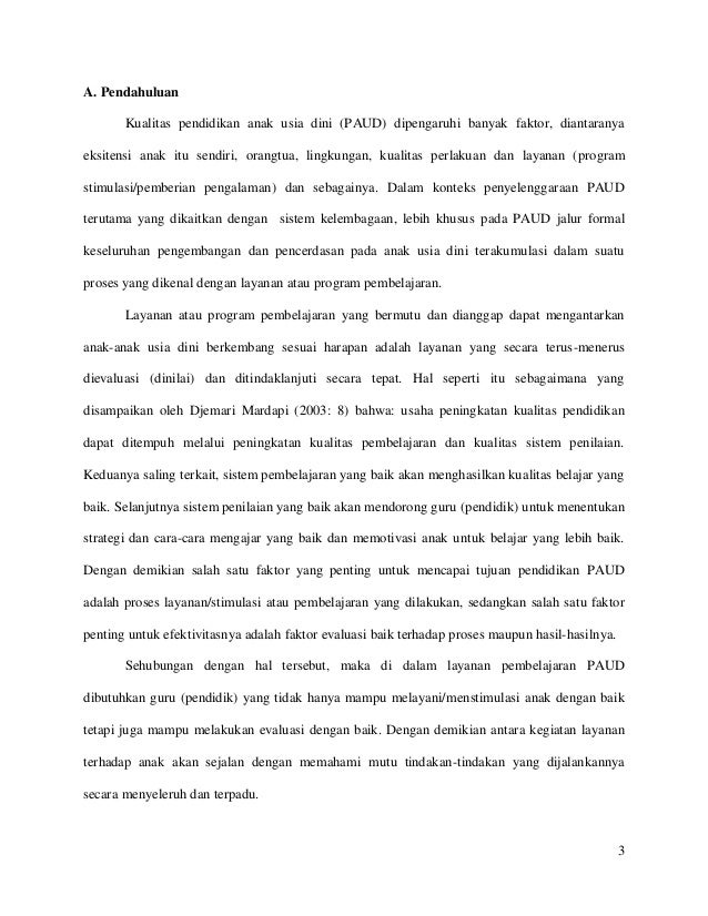 Bahan 1 Evaluasi Anak Usia Dini