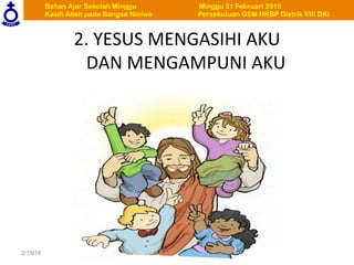 Bahan ajar sekolah minggu HKBP DISTRIK 8 DKI 21 feb 2016 ok | PDF