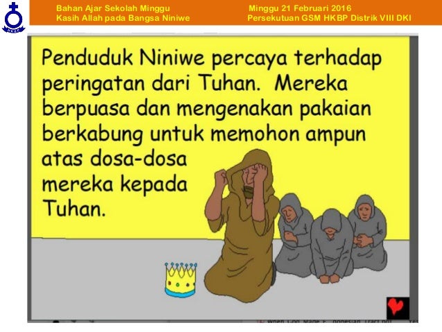 Bahan ajar sekolah minggu HKBP DISTRIK 8 DKI 21 feb 2016 ok