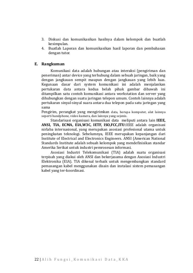 Contoh Laporan Bacaan - Contoh Alkali