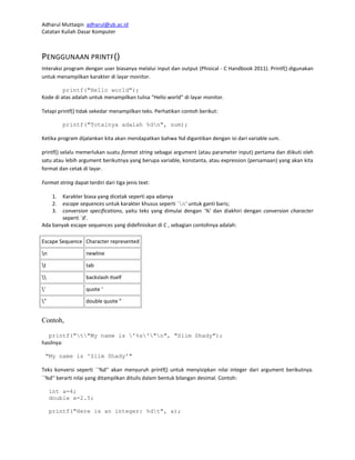 Bahan dpk-io-array-fungsi | PDF