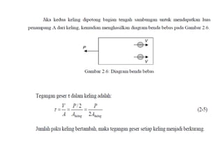 Bahan kuliah elemen mesin semester 2 rekayasa manufaktur