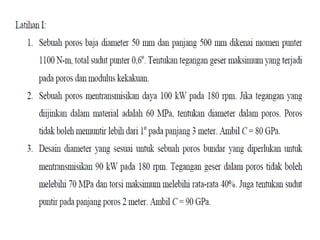 Bahan kuliah elemen mesin semester 2 rekayasa manufaktur