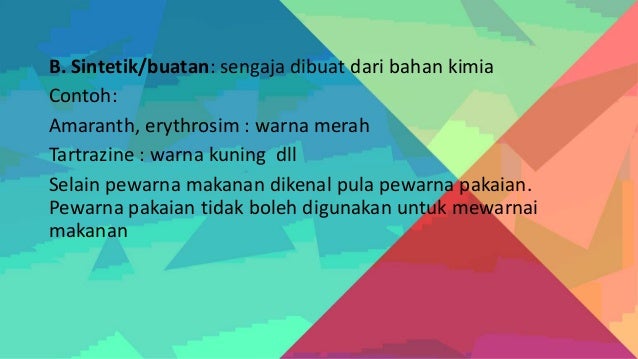 Bahan Tambahan Pangan