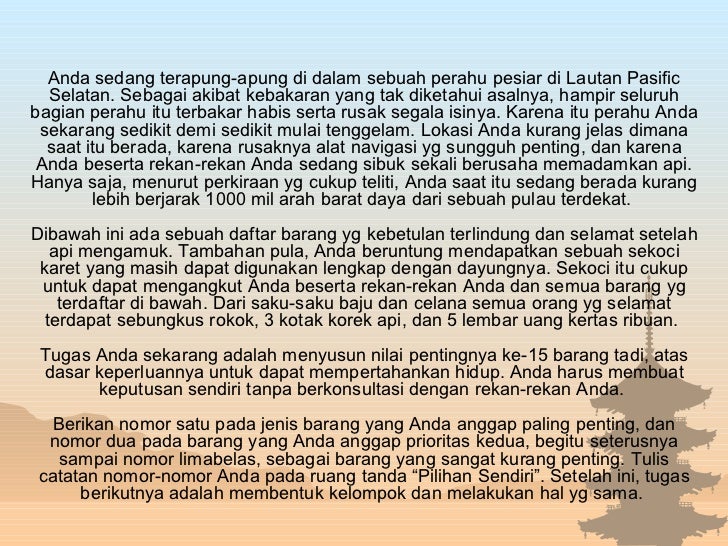 Pemecahan Masalah Pengambilan Keputusan