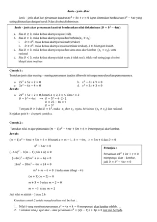 Bahan ajar matematik | DOCX