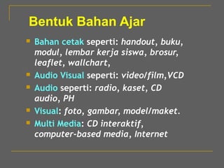 Bahan ajar | PPT