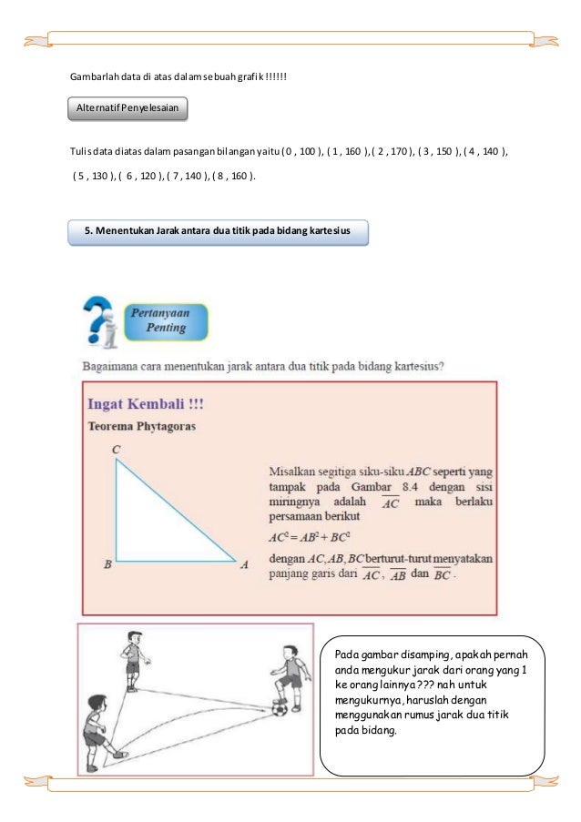 Bahan Ajar Bidang Kartesius