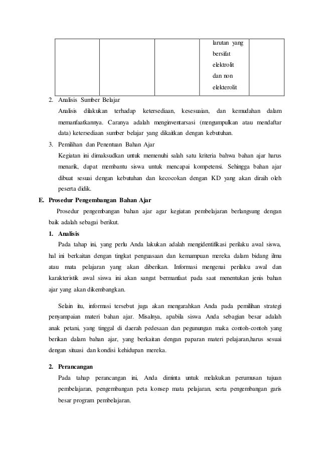 Contoh Rancangan Bahan Ajar Guru Paud