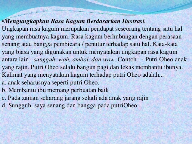 Bahasa Indonesia Bahan Ajar