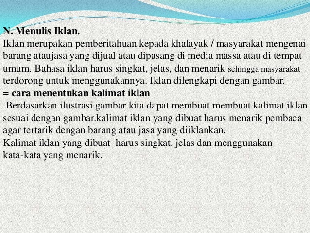 Bahan Ajar Bahasa Indonesia