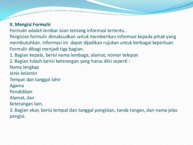 Contoh Pengisian Formulir Dalam Bahasa Inggris - Contoh Trim Contoh Pengisian Formulir Dalam Bahasa Inggris - Contoh Trim