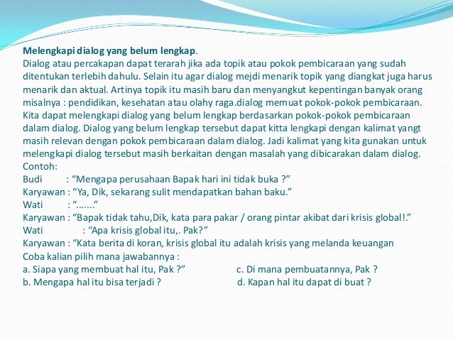 Bahan ajar bahasa indonesia