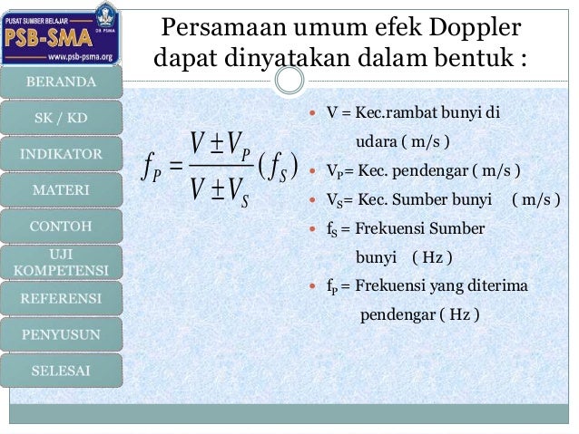 Bahan Ajar Fisika Efek Doppler