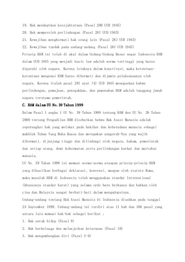 kejadian pasal 2 ayat 18 Bahan ajar ham