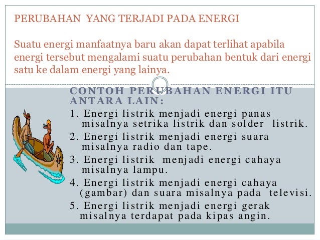 Bahan ajar ipa perubahan energi dan hukum perubahan energi
