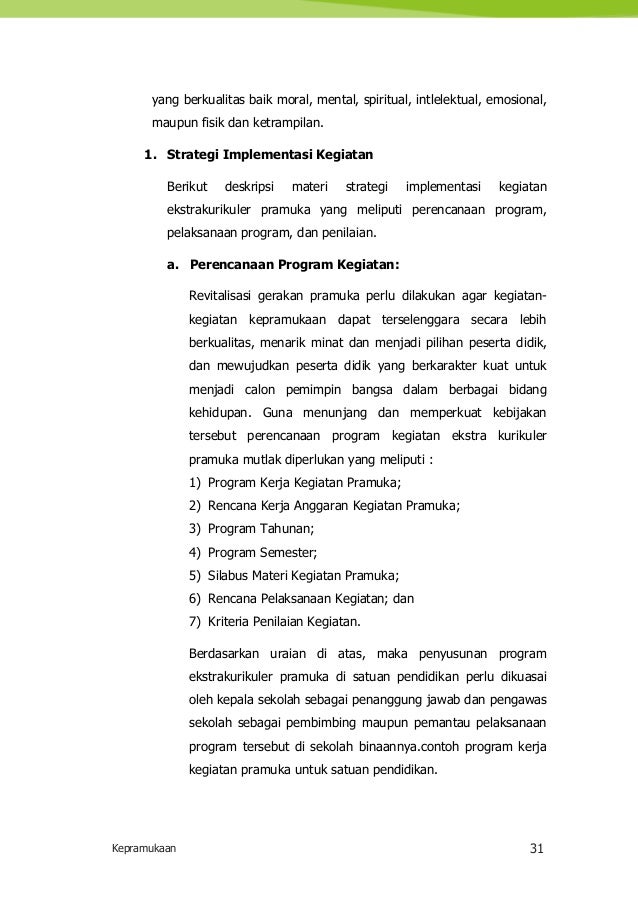 Bahan ajar kepramukaan implementasi kurikulum 2013 untuk Bahan ajar kepramukaan implementasi kurikulum 2013 untuk
