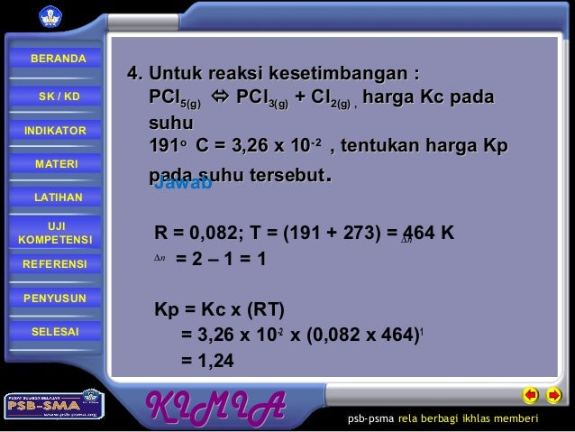 iBahani ajar kesetimbangan ikimiai