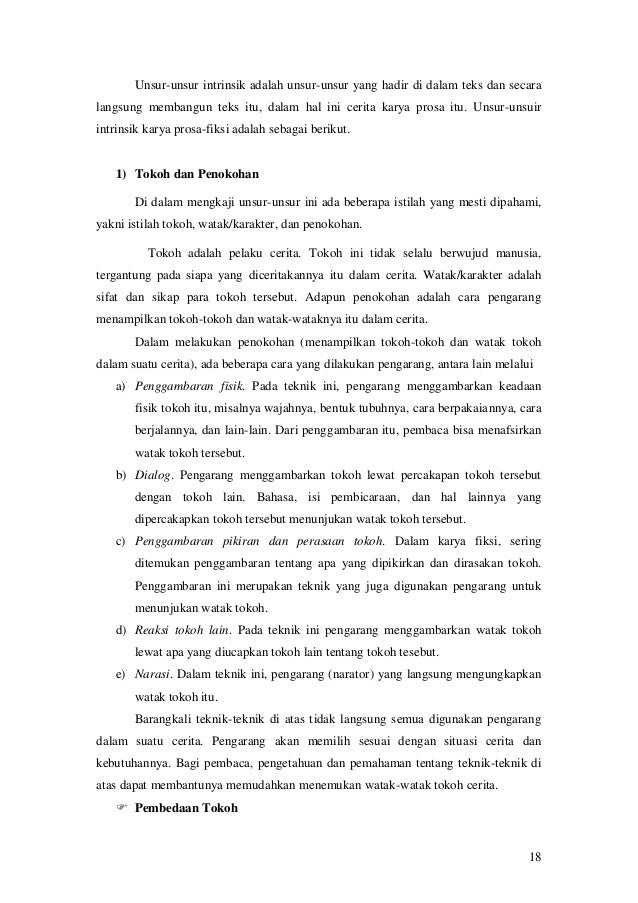 Cerpen fantasi beserta unsur intrinsik
