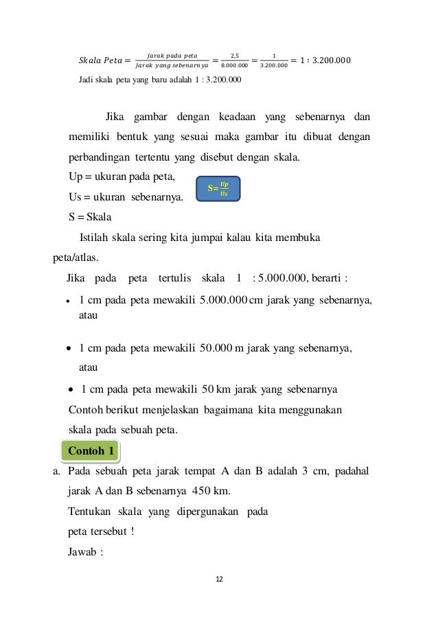 Perbandingan Dan Skala