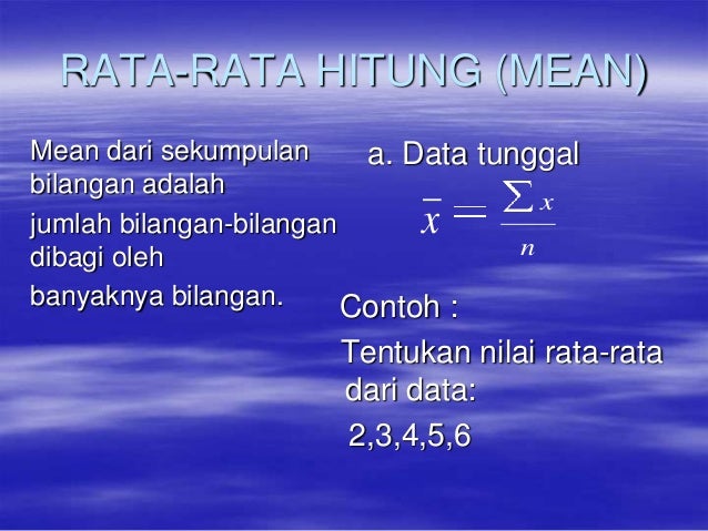 Bahan ajar statistika
