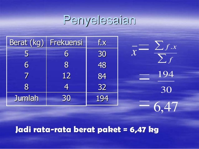 Bahan ajar statistika