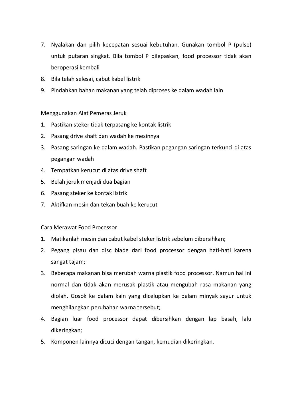 Bahan ajar tata boga