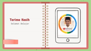 Terima Kasih
Selamat Belajar
 