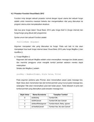 Penggunaan tipe data dan variabel | PDF