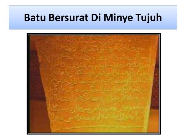 Bahan bukti tentang penggunaan bahasa melayu klasik