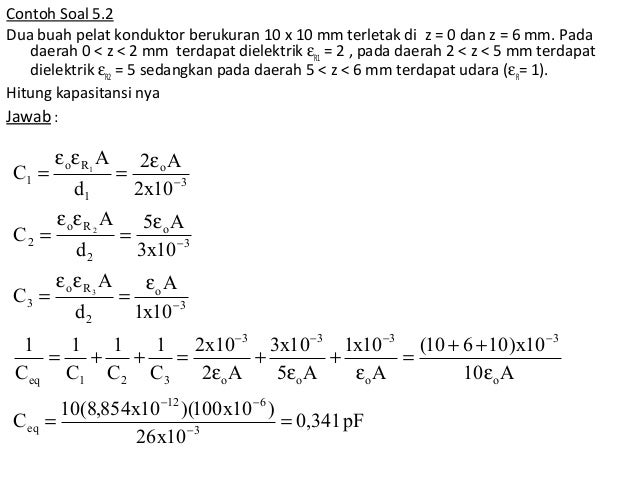 Bahan Dielektrik Dan Kapasitansi