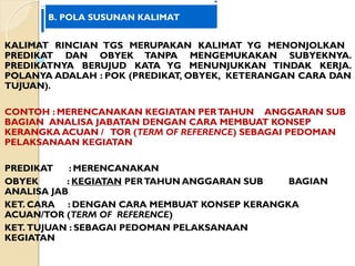 Kata Rincian Anjab Kemendagri tentang mekanisme penyusunan analisis jabatan .ppt