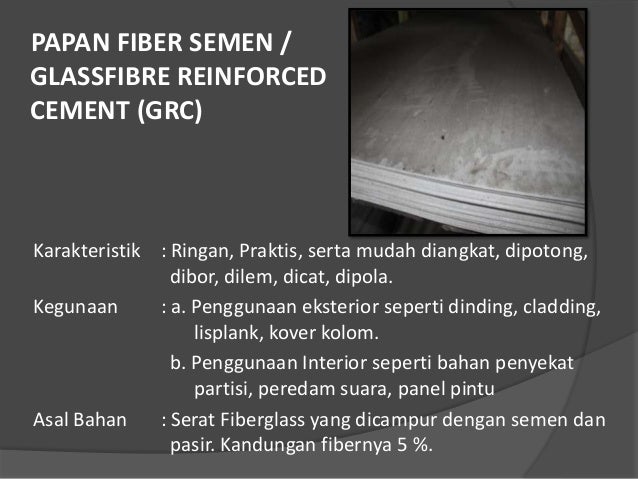 Bahan Dinding (Materi: Bahan Bangunan)