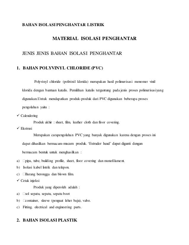 Air adalah penghantar listrik yang