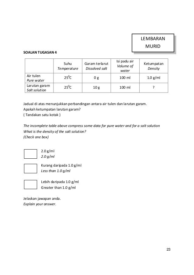 Soalan Kbat Sains Tingkatan 2 / Latihan Sains Tingkatan 3 Bermanfaat