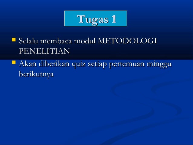 Metodologi Penelitian Bisnis